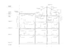Welmar Mews, Clapham, London, engineering drawings
