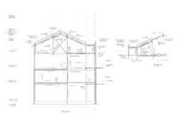 Welmar Mews, Clapham, London, engineering drawings