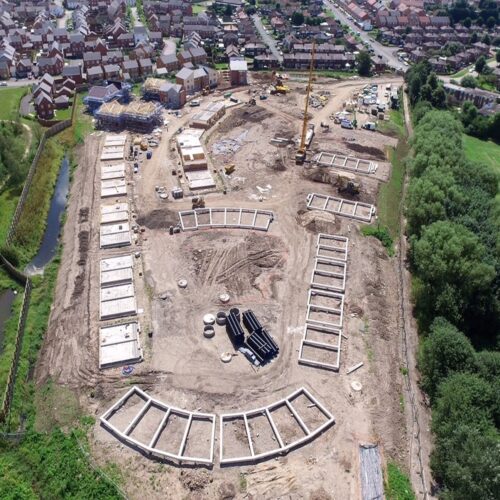 Housing Construction Site
