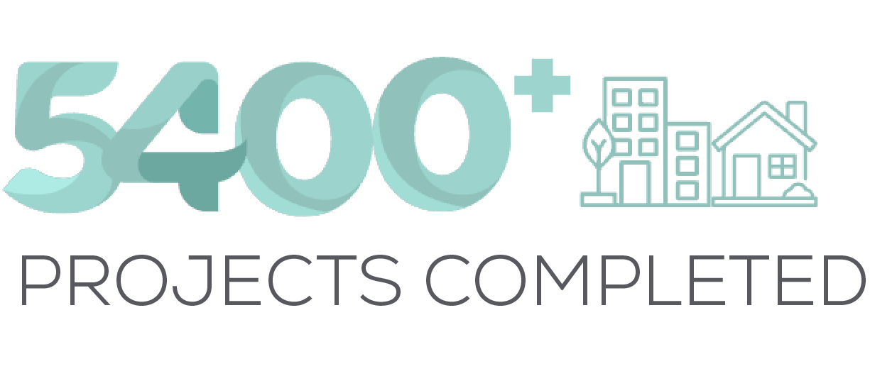 5400 projects completed